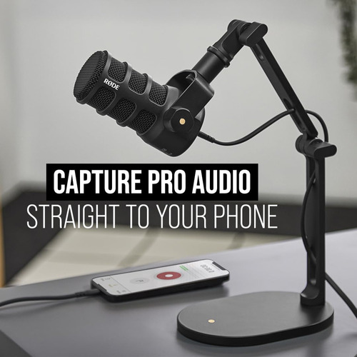 Micrófono Dinámico Usb Podmic Para Podcasting Y Streaming