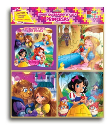 Quebrando A Cuca -  Princesas 3, De Gustavo Coutinho. Editora Bombom Books Em Português