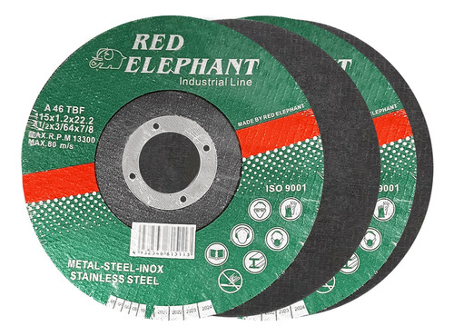 Disco De Corte 115mm Red Elephant Flap Metales General Red