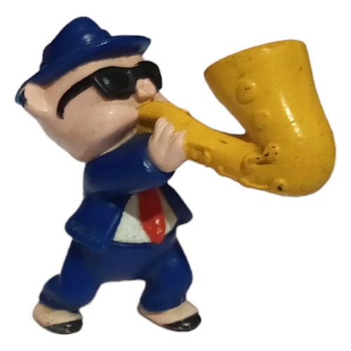Porky Saxofón Figura De Pepsi Antigua Colecciones 