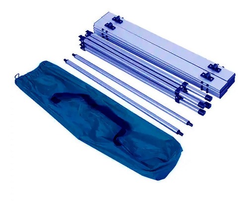 Imagen 3 de 7 de Mesa Gibson´s Camping Plegable Aluminio + Bolso