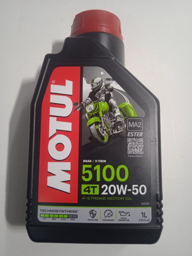 Aceite 20w50 5100  Motul 1 Litro