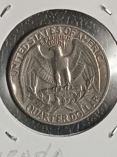 Eeuu 1969. Moneda Quarter Dollar C/error De Giro. Mira!!!! (Usado)