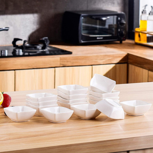 Set X3 Copetinero Ceramica Dip Bowl Cazuela Apilable Salsa