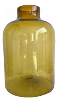 Comprar Jarron De Vidrio Soplado Balero  Ambar 40x30 Cm