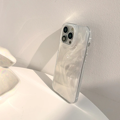 Funda De Uso Rudo Para iPhone Diseño De Color Plata