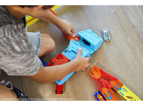 Hot Wheels Track Builder Lanzador Motorizado