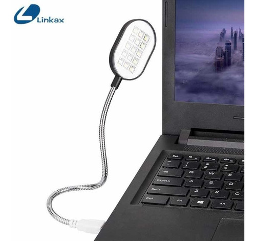 Lámpara Led Para Laptop Pc Usb 3w Luz Blanca A 8