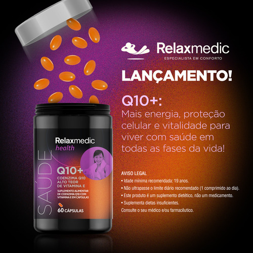 Coenzima Q10+ Com Vitamina E Relaxmedic