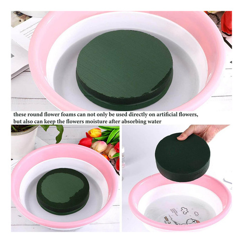 Suporte Para Blocos De Tijolos Redondos 16,5 Cm X 4 Cm Verde