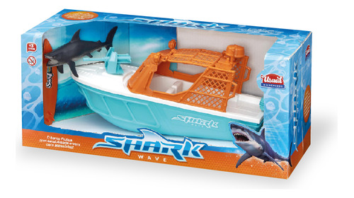 Shark Wave Set Lancha De Combate Con Tiburon Usual Ik