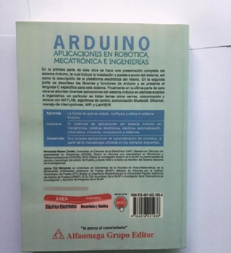 Libro - Arduino -aplicaciones En Robótica, Mecatrónica E In