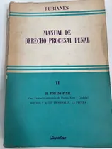 Comprar Manual De Derecho Procesal Penal Ii El Proceso Penal