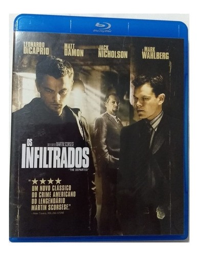 Blu Ray Os Infiltrados / Leonardo Dicaprio - Jack Nicholson