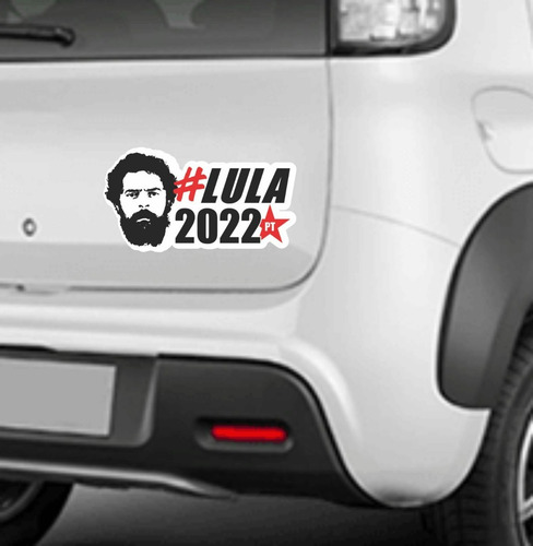 Imagem 1 de 6 de 50 Adesivos Autocolante Lula 13 Presidente 2022 Brasil