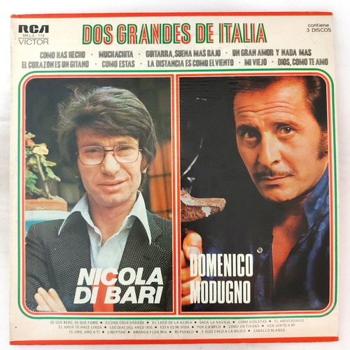 Nicola Di Bari, Domenico Modugno - Dos Grandes De Italia Lp