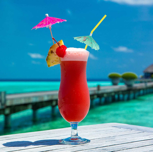 Pajitas Para Bebidas, 100 Unidades, De Plástico, Elegantes,