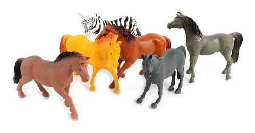 Granja Coleccion Animales Caballos Goma Grande Excelente St