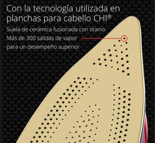 Plancha Profesional Ropa Chi Cerámica Y Titanio 1700 W