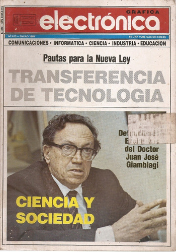 Revista Electronica Grafica Nº 613 Enero 1985