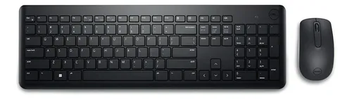 Teclado E Mouse Sem Fio Dell Km3322w Preto