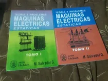 Comprar Libro De Maquinas Electricas 2 Tomos Salvador