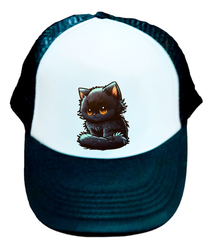 Gorra Gato Negro Kitten