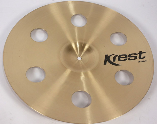 Prato Médium Crash 18 Ozone Linha Styllus - Bronze B20 Cor Dourado-escuro