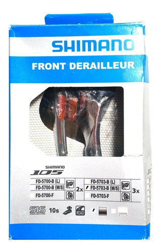 Imagen 2 de 2 de Shimano Descarrilador Delantero 105 Fd-5703-b- 3x -10 Vel