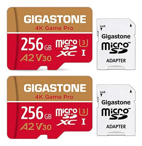 Tarjeta Micro Sd Gigastone 256gb 2-pack Para