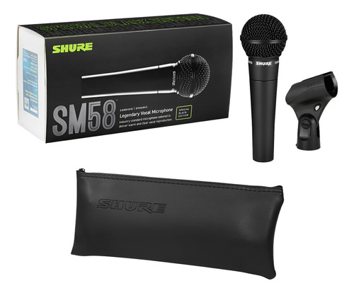 Sm58 Black, Micrófono Dinámico Para Voz Edición Especial Negro