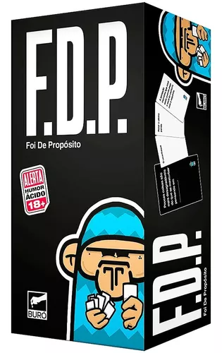 FDP Foi De Propósito 2 Expansão Buró Jogo De Cartas - Two Head Games