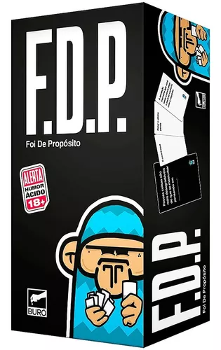 Place Games Kit FDP + FDP 2 Foi de Proposito Jogo de Cartas Buro