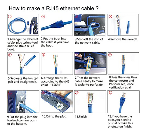 Herramienta Rj45 Crimpadora Ethernet Pass Through Cat6