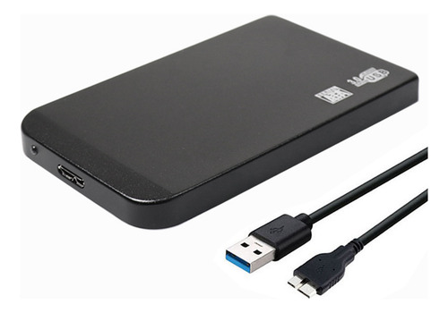 Caja De Disco Duro (negra) Ssd Usb3.0 De 3 Tb.. 5 Pulgadas Y