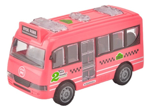 Juguetes Modelo Inertia Toy Car Pink Bus