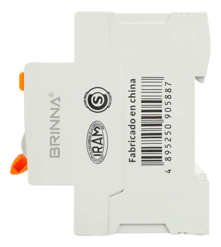 Llave Termica Tetrapolar 6 10 16 20 25 32 40amp Brinna 6ka Color Blanco Corriente Nominal 25 A Voltaje Nominal 400v