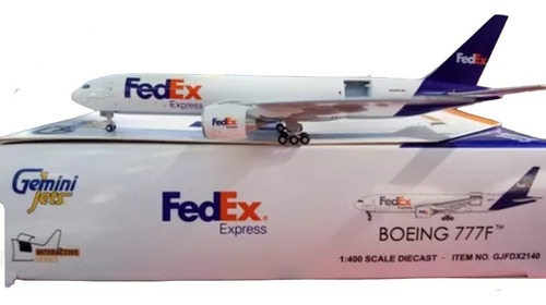 Avion Boeing 777-f De Fedex N889fd Interactivo Escala 1:400