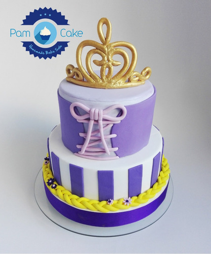 Torta Cumpleaños Artesanal Enredados Tangled