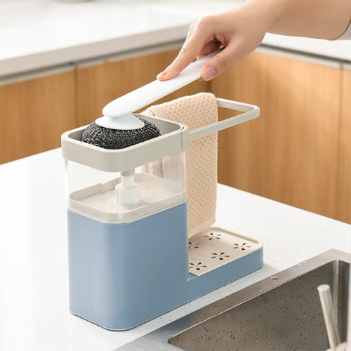 Dispenser Multifuncional Porta Detergente E Bucha