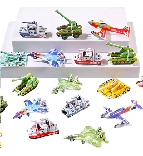 100 Mini Rompecabezas 3d Juguetes Fiestas Infantiles