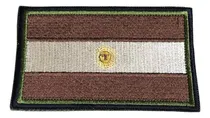 Comprar Parche Bandera Argentina Bordado Alta Calidad 125 X 75 Mm Color Coyote Diseño De La Tela Bandera Bordado