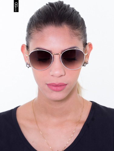Oculos Ogrife Solar Feminino Og 1295-c Proteção Uv Original