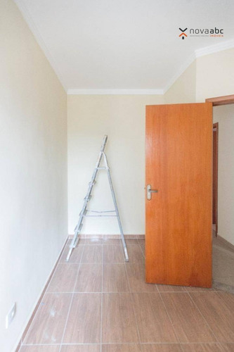 Apartamento Com 2 Dormitórios À Venda, 50 M² Por R$ 255.000 - Vila Camilópolis - Santo André/sp - Ap0957