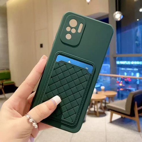 Funda C/porta Tdc Alta Calidad Para Xiaomi Redmi Note 10 Pro