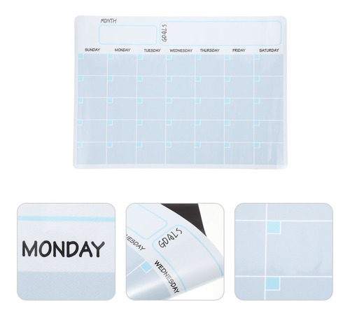 Imagen 3 de 8 de Calendario Mensual Magnético Para Refrigerador, Lista De Tar