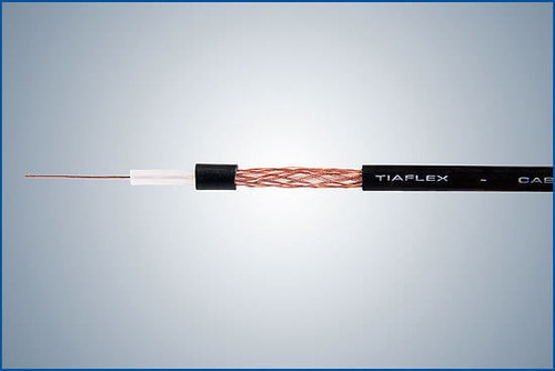 Cabo Coaxial 75 Ohms 4,00 Mm - 100% Cobre - 10 Metros