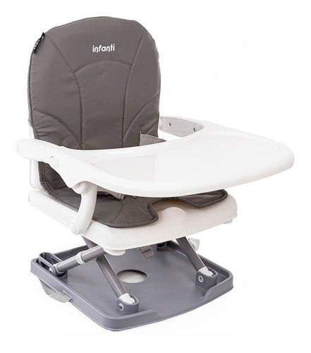 Cadeira De Alimentação Infanti Portátil - Grey Cor Cinza infantil