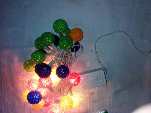 Luces Tipo Bombilla De Navidad