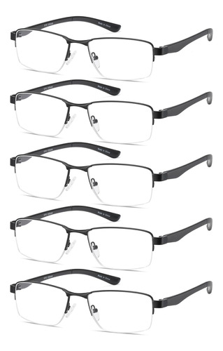 Eyecedar Paquete De 5 Lentes De Lectura Para Hombres Y Mujer